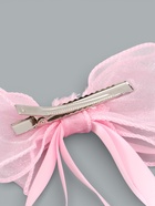 Бант для волос на заколке с лентами, розовый, Кошечка Мари - Фото 5