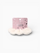 Резинка для волос плюшевая, Принцессы, белая  (артикул 10896044)  большой выбор товаров оптом и в розницу по низким ценам с доставкой