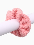 Резинка для волос плюшевая Коты аристократы, розовая  (артикул 10896045)  большой выбор товаров оптом и в розницу по низким ценам с доставкой