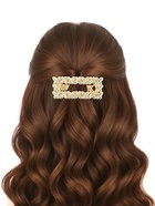 Заколка - автомат для волос QF «Ромилда», 7 см, золото (комплект 2 шт) - фото 67929275