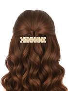 Заколка - автомат для волос QF «Селия», 8.5 см, золото (комплект 2 шт) - фото 67929279