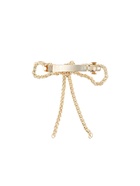 Заколка - автомат для волос QF «Сентаза», 7.5 см, золото - фото 67929293