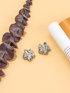 Краб для волос "Орнелла" (набор 2 шт) 2 см, серебро 10903385