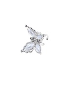 Крабики для волос QF «Бабочки нежность», набор 2 шт., 2.5 см, серебро (комплект 2 шт) - фото 67929299