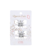 Крабики для волос QF «Бабочки нежность», набор 2 шт., 2.5 см, серебро (комплект 2 шт) - фото 67929301