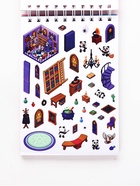 Блокнот-румбокс, А5, локации 20 л., наклейки 20 л., антистресс - фото 809452296