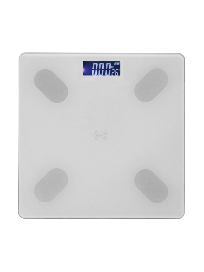 Весы напольные LVE-030, диагностические, до180 кг, от аккумулятора, стекло, белые - Фото 1