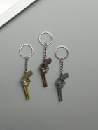 Брелок металл "Револьвер" крутится барабан МИКС 5,8х2,8х0,9 см 10934816