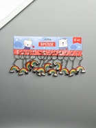 Брелок металл, эмаль "Радуга с облаком и звездой" 3х3,9х0,5 см 10934818