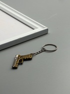 Брелок металл "Пистолет" двигается затвор МИКС 3х4,3х0,5 см 10934819