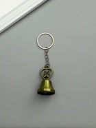 Брелок металл "Колокольчик - медвежонок в сердце" МИКС 5х2,8х2,8 см 10934822