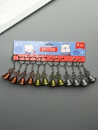 Брелок металл "Колокольчик - медвежонок в сердце" МИКС 5х2,8х2,8 см 10934822