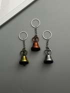 Брелок металл "Колокольчик - влюблённые в сердце" МИКС 4,9х2,8х2,8 см 10934823