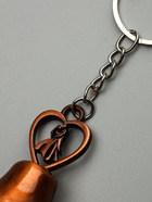 Брелок для ключей на кольце «Колокольчик - влюблённые в сердце», металл, 4.9×2.8×2.8 см, МИКС - Фото 4
