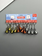 Брелок металл "Колокольчик - влюблённые в сердце" МИКС 4,9х2,8х2,8 см 10934823