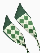 Колье-чокер на платке "Стиль". цвет изумрудный с золотом 10936558