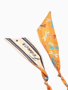 Колье-чокер на платке "Стиль". цвет оранжевый с золотом 10936559