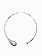 Колье-Чокер "Капли БО", цвет серебро 10936562