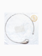 Колье-Чокер "Капли БО", цвет серебро 10936562