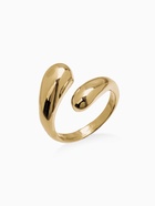 Кольцо «Капли БО», цвет золотой, безразмерное - фото 68175947