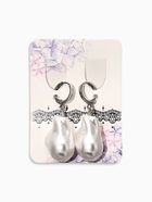 Серьги "Жемчуг барокко", цвет белый в серебре - фото 65468180