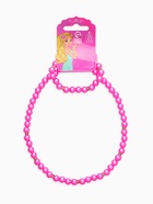 Набор детский «Выбражулька» 2 предмета: бусы, браслет, жемчуг стразы, цвет ярко-розовый 10937158