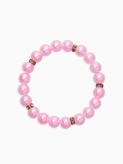 Набор детский «Выбражулька» 2 предмета: бусы, браслет, жемчуг стразы, цвет нежно-розовый 10937159