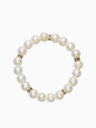 Набор детский «Выбражулька» 2 предмета: бусы, браслет, жемчуг стразы, цвет белый 10937161