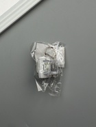 Брелок - антистресс для ключей на карабине «Кнопка кейкап», световой, белый, 2?2?2.6 см (комплект 3 шт) - фото 65468210