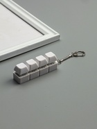 Брелок - антистресс для ключей на карабине «Клавиши кейкап», белый, 7.6×2×2.7 см - фото 65468211