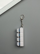 Брелок - антистресс для ключей на карабине «Клавиши кейкап», белый, 7.6×2×2.7 см - фото 65468213