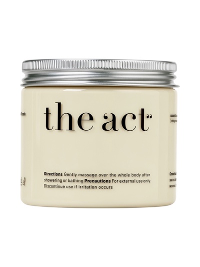 Масло для тела массажное The Act твёрдое, кокос, 170 г