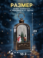 УЦЕНКА Фигура светодиодная «Снеговик» 10.2×5.8×23 см, от батареек 3хААА, USB, музыка, свечение тёплое белое - Фото 2