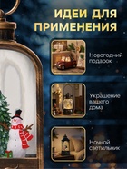 УЦЕНКА Фигура светодиодная «Снеговик» 10.2×5.8×23 см, от батареек 3хААА, USB, музыка, свечение тёплое белое - Фото 4