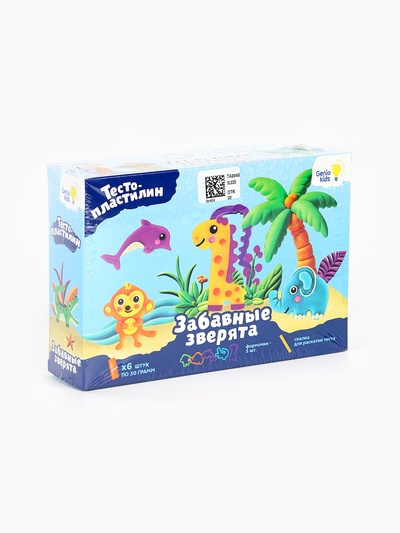 Набор для лепки «Забавные зверята»