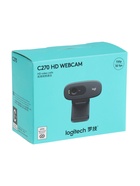 Веб-камера Logitech C270, 1Мп, 1280x720, USB,  микрофон, шумоподавление, 1.5м 10967155