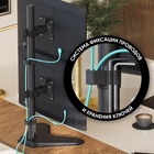 Кронштейн Onkron D208FS-B, для двух мониторов, 13"-34", до 16 кг, настольный, чёрный - Фото 10