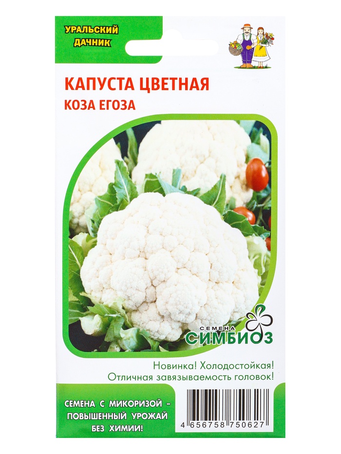 Семена Капуста цветная Коза - егоза (Симбиоз) Е/П , Е/П,  0,25 г. - Фото 1
