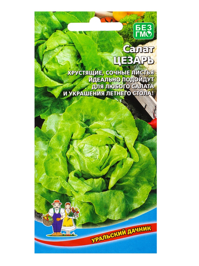 Семена Салат Цезарь (УД) Е/П , Е/П,  0,25 г. - Фото 1
