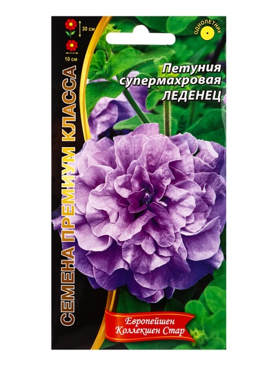 Семена Цветы Петуния супермахровая Леденец (УД) Е/П , Е/П, 6 шт.