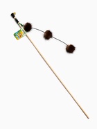 Дразнилка - удочка «Салют из норки», на деревянной палочке, цвет МИКС (комплект 4 шт) - фото 68175991