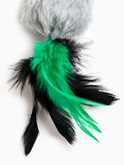 Игрушка для кошек «Хвостатая мышь», 7 см, серая (комплект 5 шт) - фото 68176000