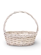 Набор корзин 3 шт, 39х32х14, 34х27х12, 29×22×10 см, лоза белый 10976851