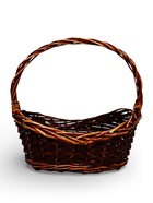 Набор корзин 3 шт, 41х31х12, 35х28х11, 31×23×9 см, лоза белый 10976852