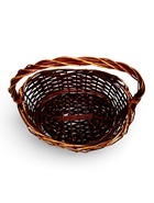 Набор корзин 3 шт, 41х31х12, 35х28х11, 31×23×9 см, лоза белый 10976852