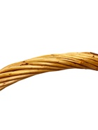 Набор корзин 3 шт 44х44х16, 37х37х14, 31х31х12 см руска 17/15/13см  лоза натур - фото 65568653