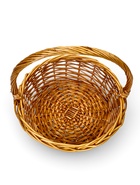 Набор корзин 3 шт 44х44х16, 37х37х14, 31х31х12 см руска 17/15/13см  лоза натур - фото 65568654