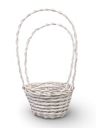 Набор корзин 2 шт, 27х77х17, 19х19х13,  лоза белый 10976856