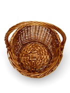 Набор корзин 3 шт, 34х30х14, 28х24х13, 22х19х10  лоза коричневый 10976862