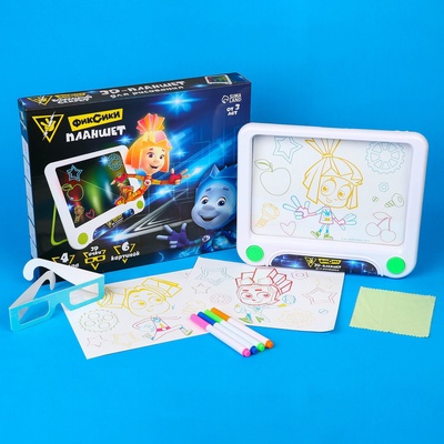 УЦЕНКА 3D-планшет для рисования ФИКСИКИ «Фикси планшет», свет SL-02795